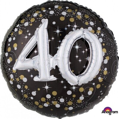 40th Birthday - 3D multi balloon