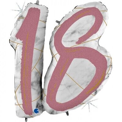 Double Digit Marble Mate Rose Gold