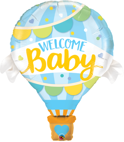 Welcome Baby Hot Air Balloon