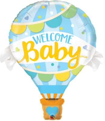 Welcome Baby Hot Air Balloon