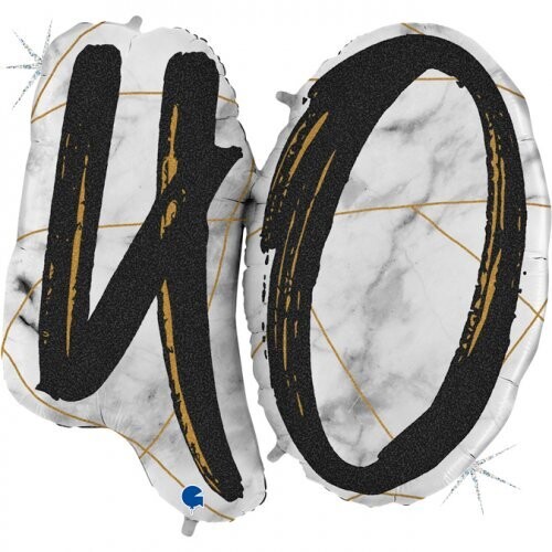 40 - Double Digit Marble Mate Black