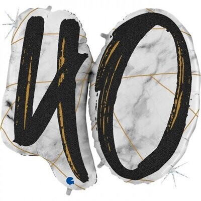 40 - Double Digit Marble Mate Black