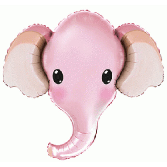 Elephant 3D - Pink