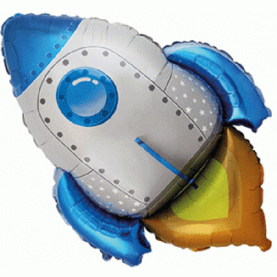 Blue Rocketship Supershape
