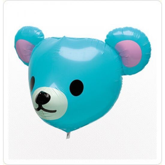 Bear Balloon - Blue