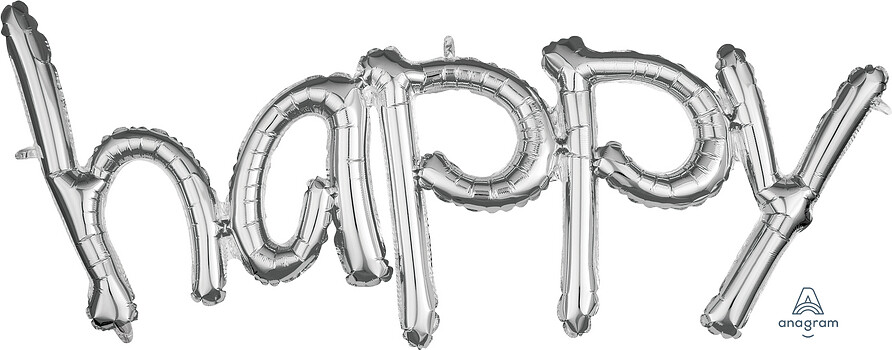 happy - silver script