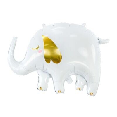 White Elephant with Gold