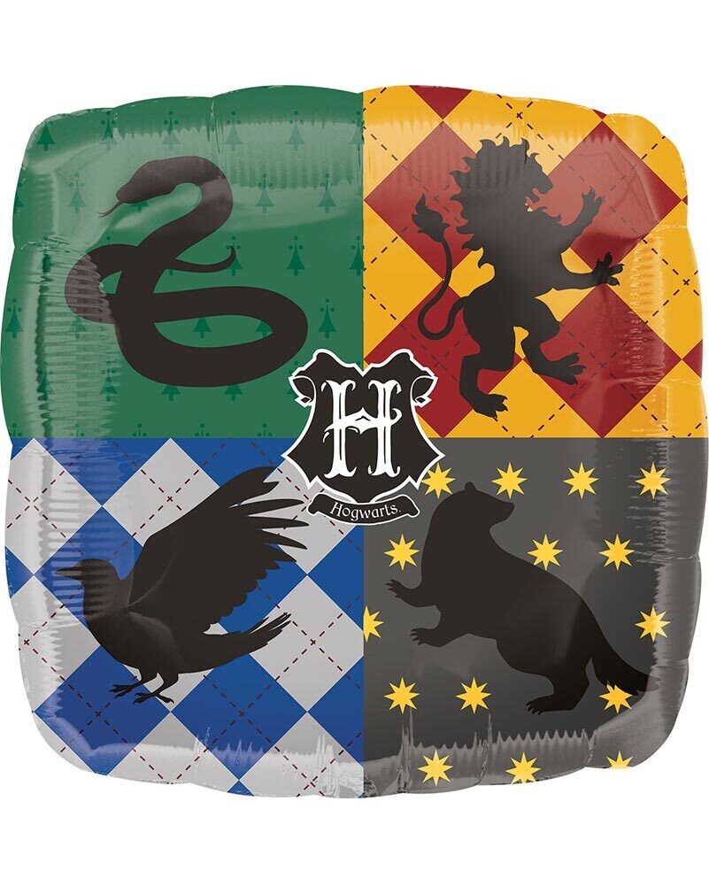 Harry Potter Hogwarts houses standard foil