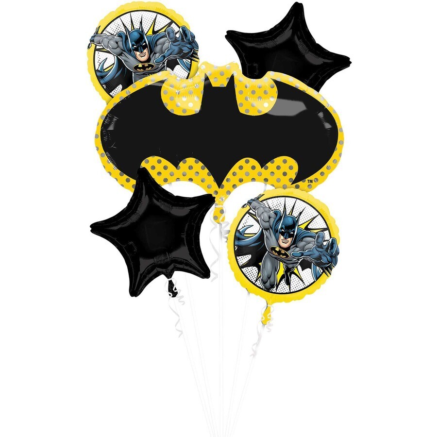 Batman Shield Balloon Bouquet