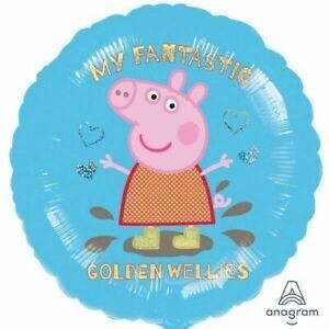 Peppa Pig Golden Wellies Standard foil
