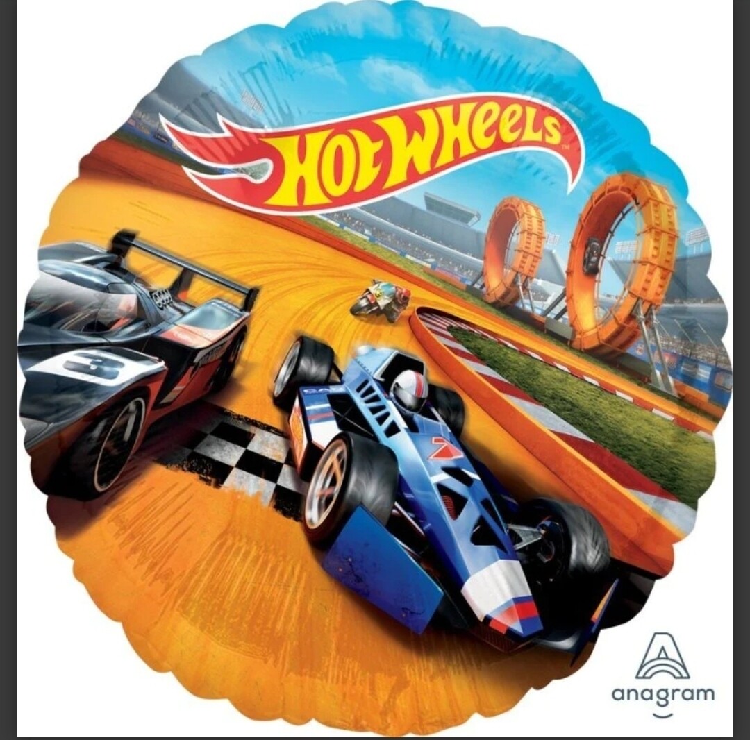 Hot Wheels round standard foil