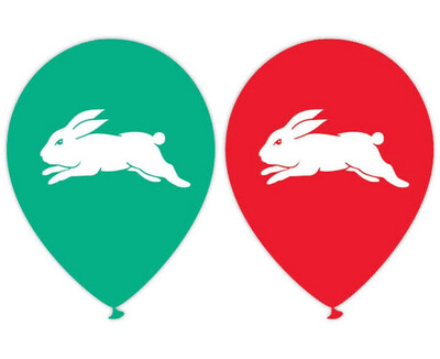 Rabbits NRL Printed Balloons