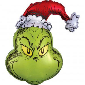 Grinch Head Super Shape foil