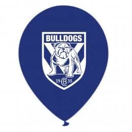 Canterbury Bulldogs NRL Printed Balloons