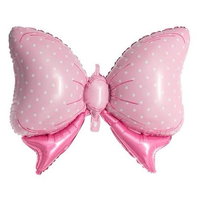 Pink Bow Super Shape Foil