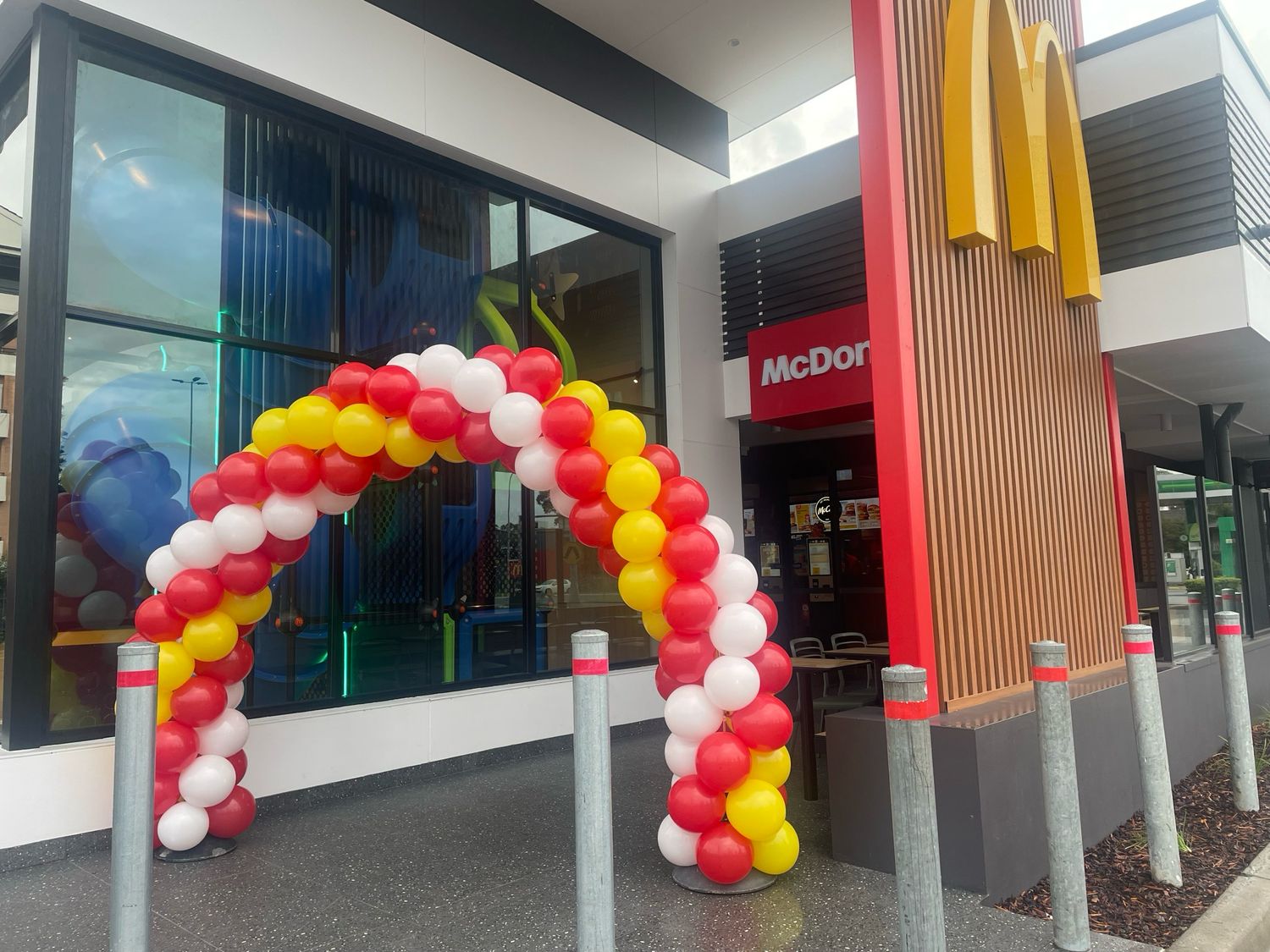 Double Door Balloon Arch