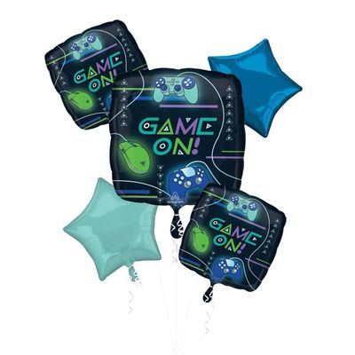 GAME ON 5PK HELIUM BALLOON BOUQUET