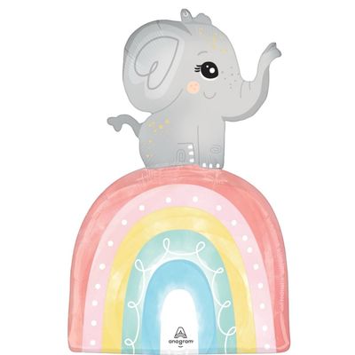 BABY ELEPHANT HELIUM SUPER SHAPE FOIL BALLOON