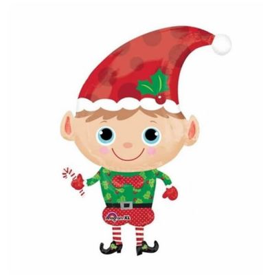 CHRISTMAS ELF SUPERSHAPE FOIL