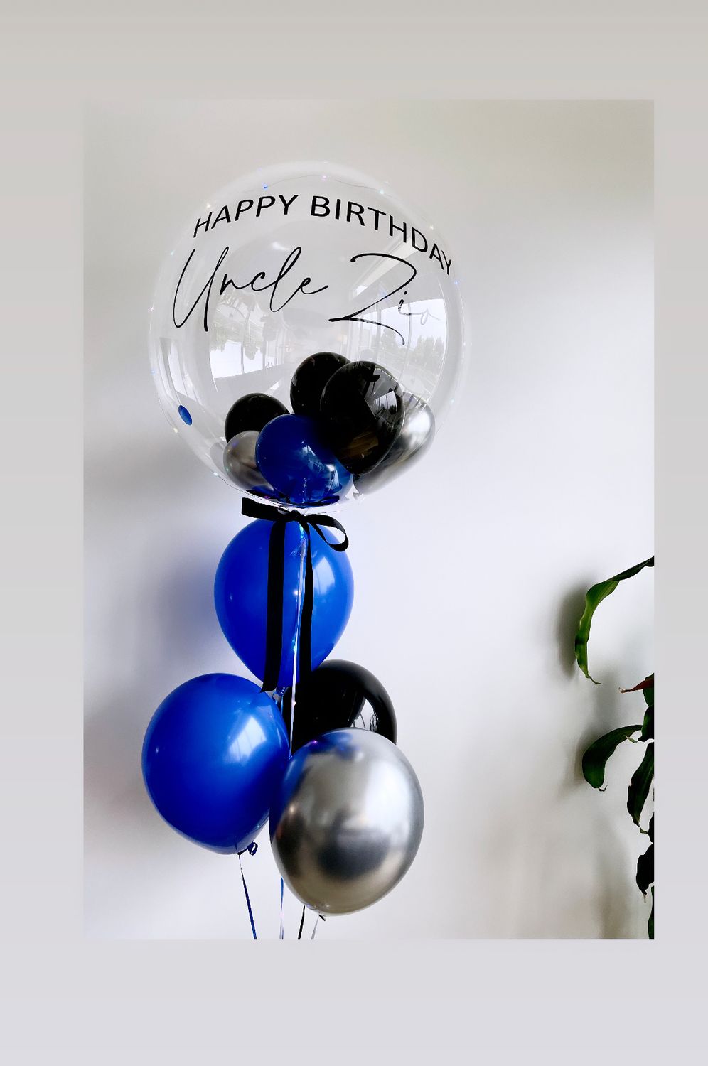 Personalised Bubble Balloon Bouquet