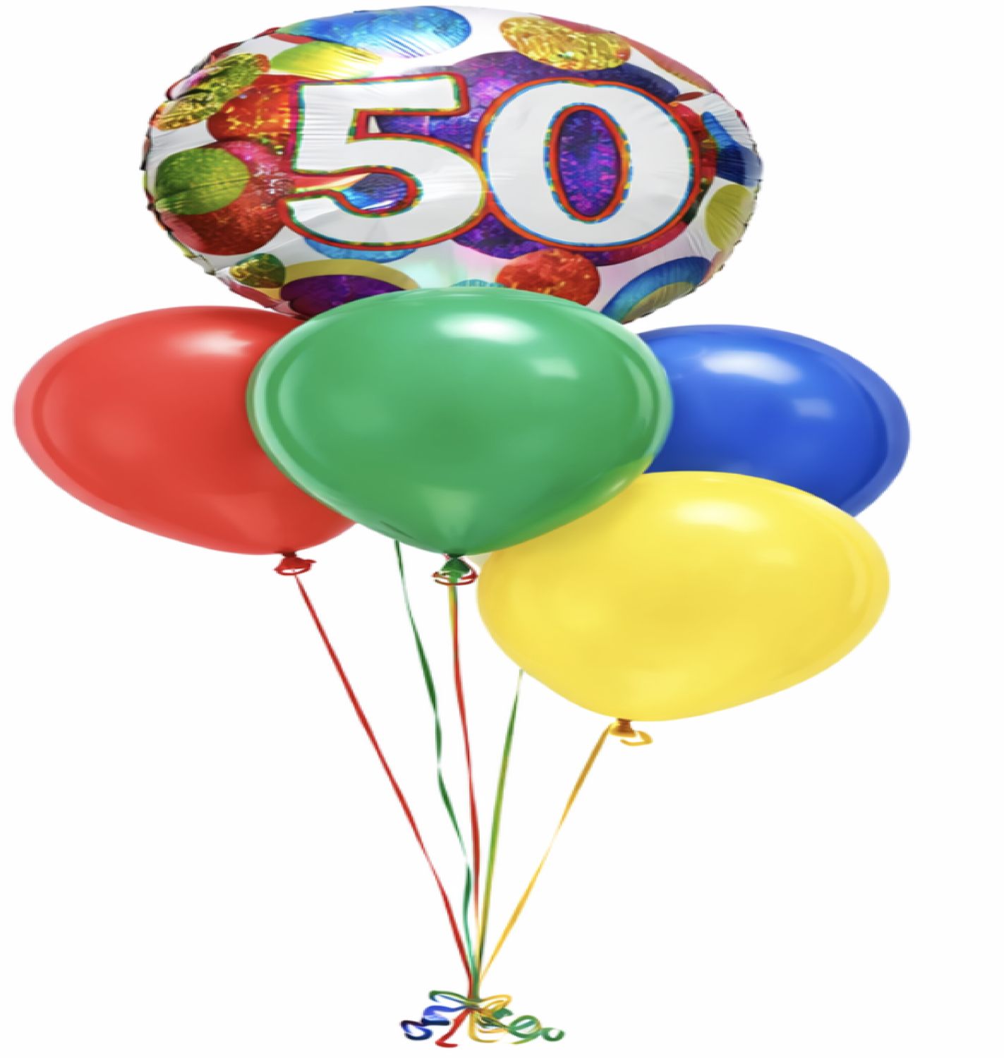 Happy 50th Birthday - Bright Bouquet