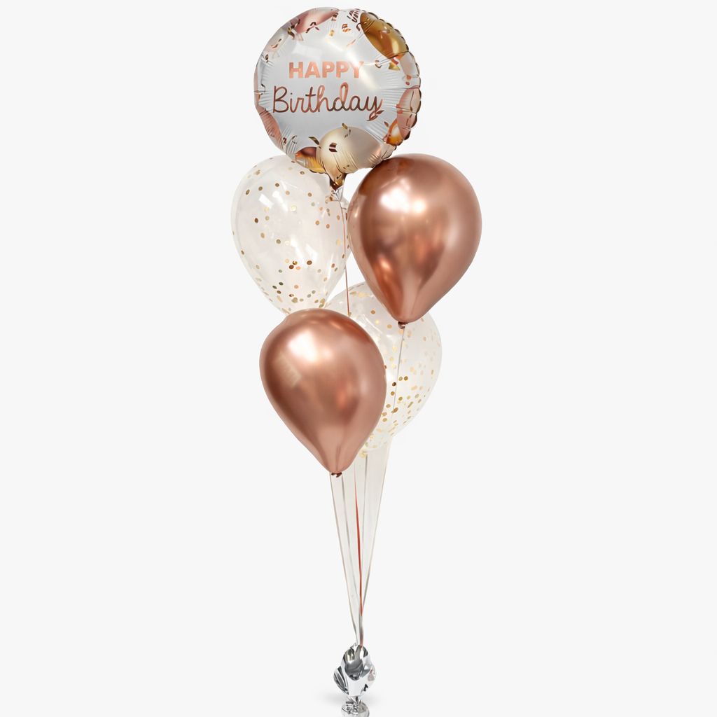 2 Confetti Balloon Bouquet