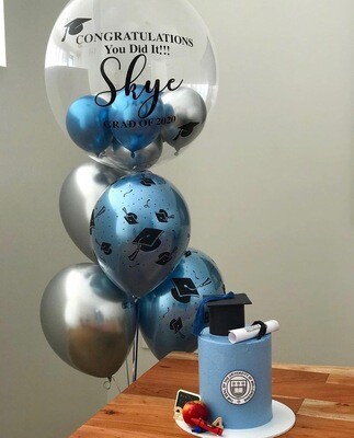 Personalised Graduation Balloon Bouquet