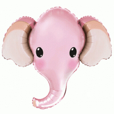 Elephant 3D - Pink