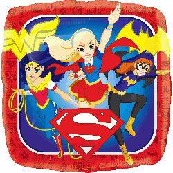 DC Superhero Girls Birthday Standard Foil