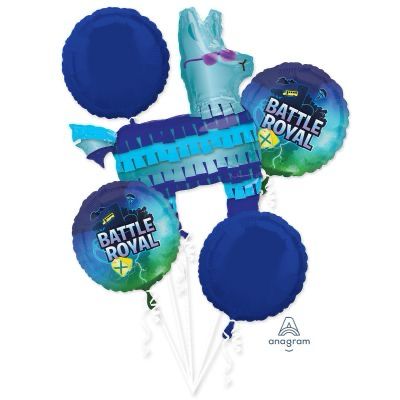 BATTLE ROYAL 5PK HELIUM BALLOON BOUQUET