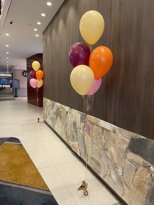 Floor Balloon Bouquet - 5 Balloons