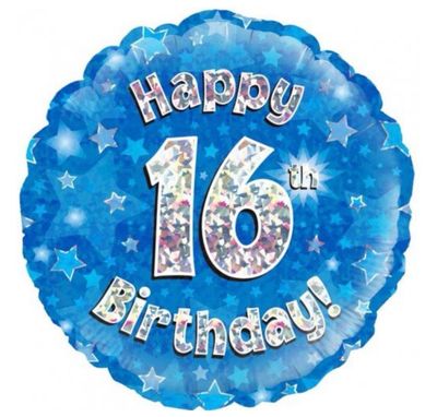 16th Birthday Pink Holographic Foil