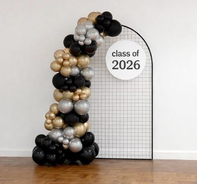 Class of / School formal Mesh Arch backdrop