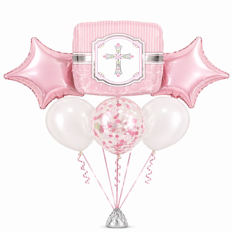 Christening / Baptism Table Bouquet PINK