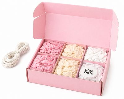 DIY Balloon Garland Kit  (Colour Theme Light Pink/Dusk Cream/White)