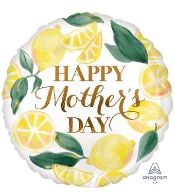 Happy Mothers Day Lemons Foil
