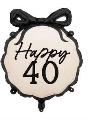 Happy 40 - 45cm foil