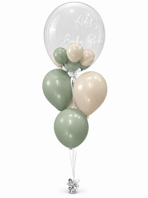 Personalised Baby Shower Bubble Balloon Bouquet