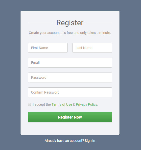 REGISTER FORM