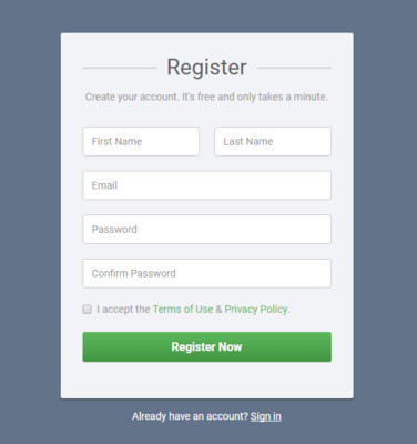 REGISTER FORM