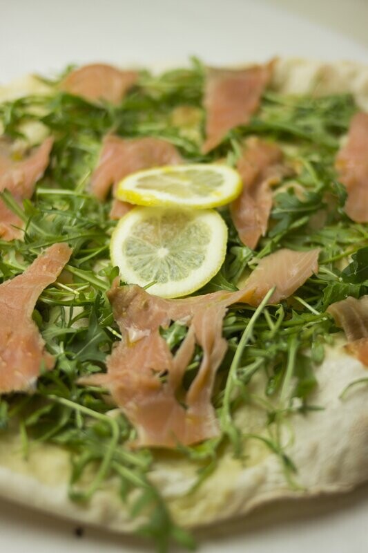 Foccaccia Salmone Rughetta