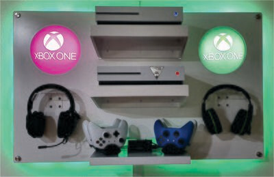 Gaming Console Wall Mount Organiser - Xbox