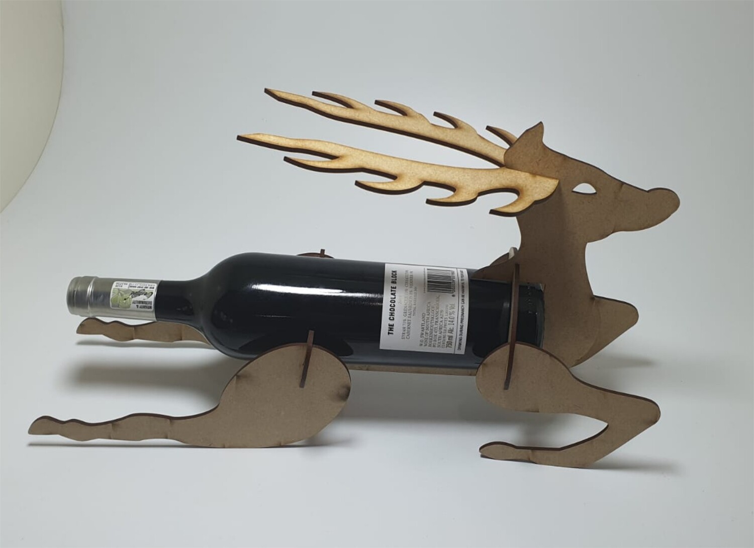 Reindeer Wine bottle holder