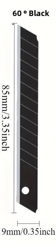 9mm Craft Knife Blades | 60° Precision Utility Blades – 10 Pack