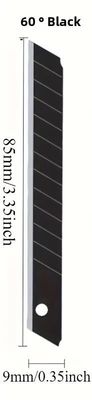 9mm Craft Knife Blades | 60° Precision Utility Blades – 10 Pack