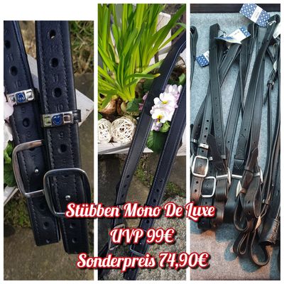Stübben Mono De Luxe schwarz, M (44-54cm), UVP 99€