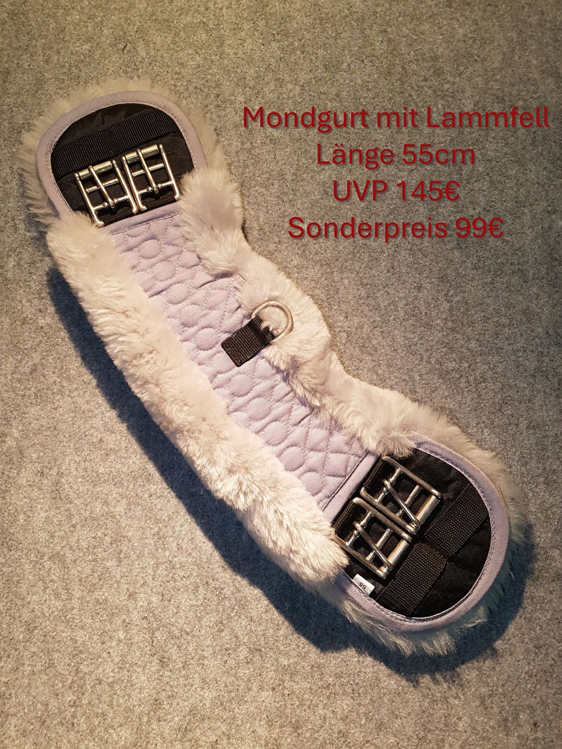 Mondgurt mit Lammfell, 55cm, UVP 145€