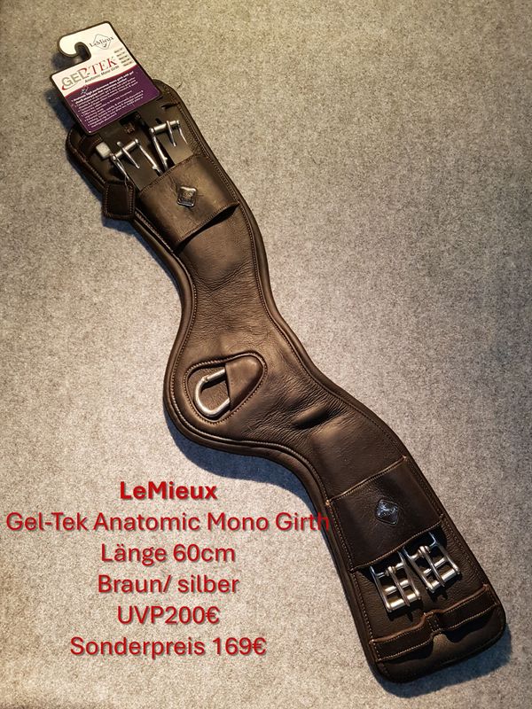 LeMieux Gel-Tek Anatomic Mono Girth, 60cm UVP 200€ LeMieux Gel-Tek Anatomic Mono Girth, 60cm UVP 200€