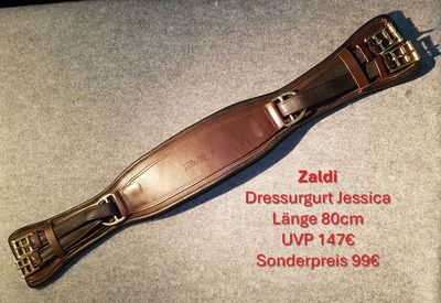 Zaldi Dressurgurt Jessica, 80cm UVP 147€ Zaldi Dressurgurt Jessica, 80cm UVP 147€