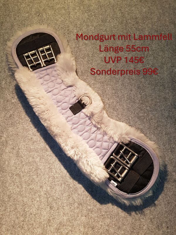 Mondgurt mit Lammfell, 55cm, UVP 145€ Mondgurt mit Lammfell, 55cm, UVP 145€